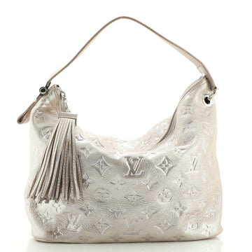 Louis Vuitton Halo Handbag Limited Edition Shimmer Monogram Embossed Leather