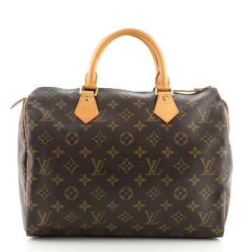 Louis Vuitton Speedy Handbag Monogram Canvas 30