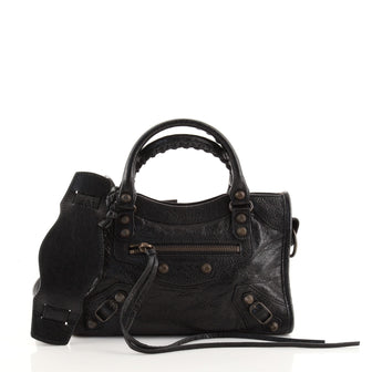 Balenciaga City Classic Studs Bag Leather Mini