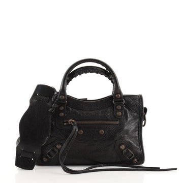 Balenciaga City Classic Studs Bag Leather Mini