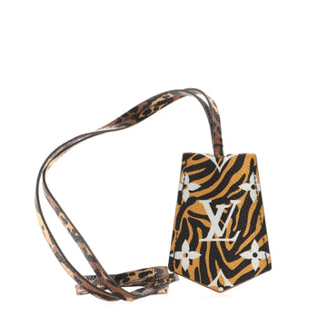 Louis Vuitton Oversize Clochette Bag Charm and Key Holder Limited Edition Jungle Monogram Giant