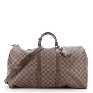 Louis Vuitton Keepall Bandouliere Bag Damier 55