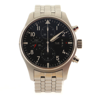 IWC Schaffhausen Pilot Chronograph Automatic Watch Stainless Steel 43