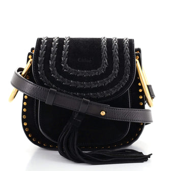 Chloe Hudson Handbag Whipstitch Suede Mini