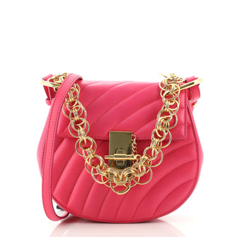 Chloe Drew Bijou Crossbody Bag Quilted Leather Mini
