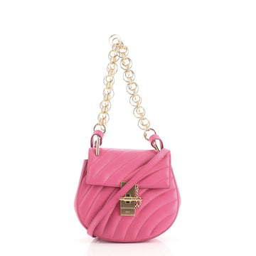 Chloe Drew Bijou Crossbody Bag Quilted Leather Mini