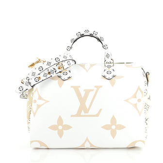 Louis Vuitton Speedy Bandouliere Bag Limited Edition Colored Monogram Giant 30