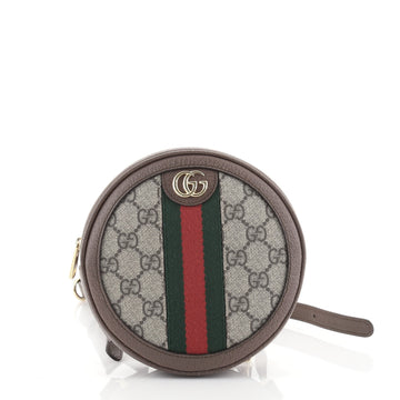 Gucci Ophidia Round Backpack GG Coated Canvas Mini