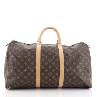 Louis Vuitton Keepall Bag Monogram Canvas 50