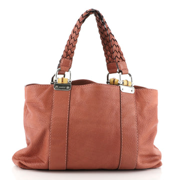 Gucci Bamboo Bar Tote Leather Medium