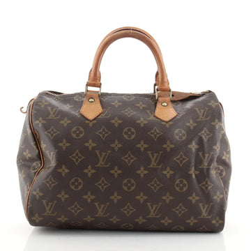 Louis Vuitton Speedy Handbag Monogram Canvas 30