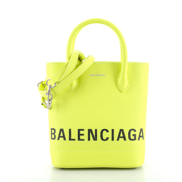 Balenciaga Logo Ville Tote Leather XXS