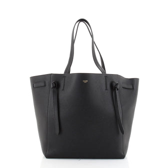 Celine Phantom Tie Cabas Tote Leather Small