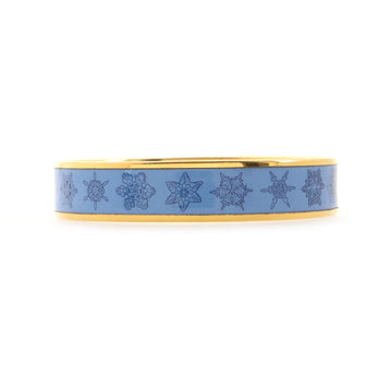 Hermes Bangle Bracelet Printed Enamel Narrow