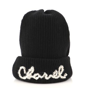 Chanel Beanie Cashmere with Pearls