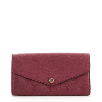 Louis Vuitton Sarah Wallet NM Monogram Empreinte Leather