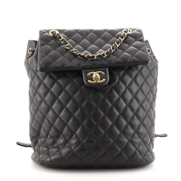 Chanel Urban Spirit Backpack Quilted Lambskin Large