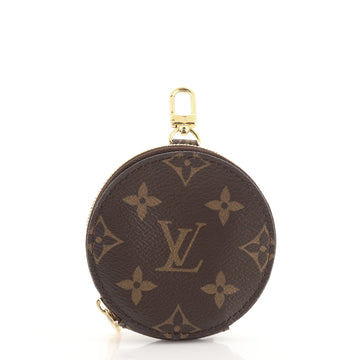 Louis Vuitton Multi Pochette Accessoires Round Coin Purse Monogram Canvas