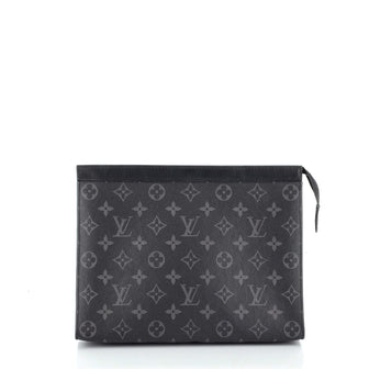 Louis Vuitton Pochette Voyage Monogram Eclipse Canvas MM
