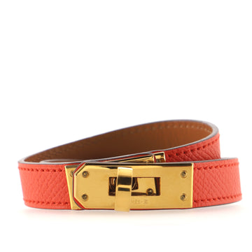 Hermes Kelly Double Tour Bracelet Leather Mini
