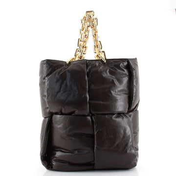 Bottega Veneta Puffy Chain Tote Padded Maxi Intrecciato Leather