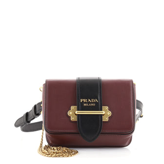 Prada Cahier Belt Bag City Calf Small