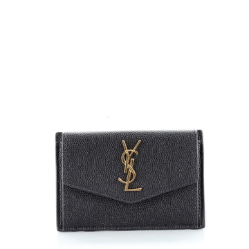 Saint Laurent Classic Monogram Envelope Card Case Leather