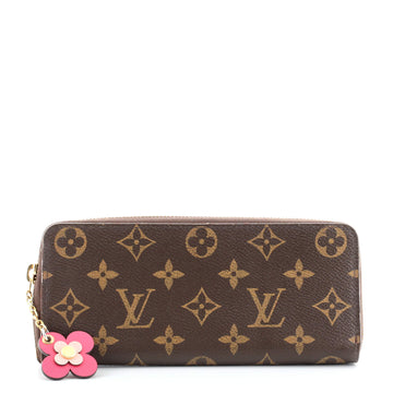 Louis Vuitton Clemence Wallet Limited Edition Blooming Flowers Monogram Canvas