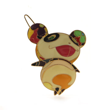 Louis Vuitton Murakami Panda Hair Clip Barette Metal and Enamel