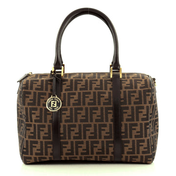 Fendi Convertible Boston Zucca Coated Canvas Medium