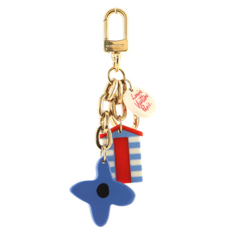 Louis Vuitton Ailleurs Bag Charm and Key Holder Metal and Resin
