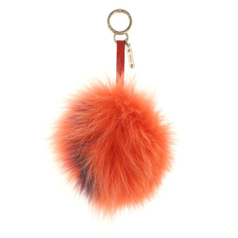 Fendi FF Pom Pom Bag Charm Fur