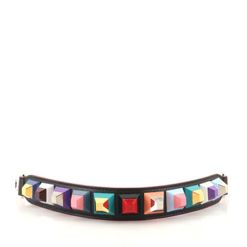 Fendi Strap You Shoulder Strap Studded Leather Short
