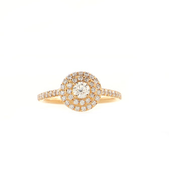 Tiffany & Co. Soleste Round Ring 18K Rose Gold with Diamonds