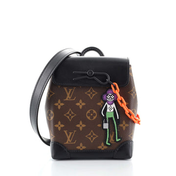 Louis Vuitton Steamer Bag Monogram Canvas with LV Friend Patch XS