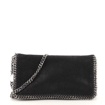 Stella McCartney Falabella Flap Crossbody Bag Shaggy Deer Small