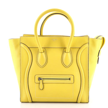 Celine Luggage Bag Grainy Leather Mini