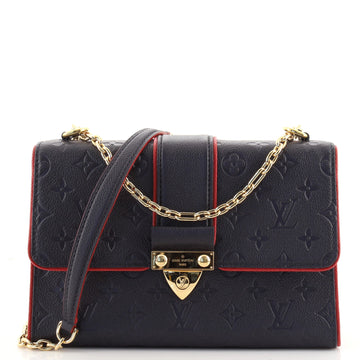 Louis Vuitton Saint Sulpice Handbag Monogram Empreinte Leather PM