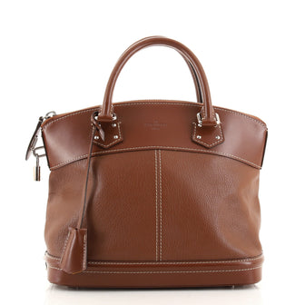 Louis Vuitton Suhali Lockit Handbag Leather PM