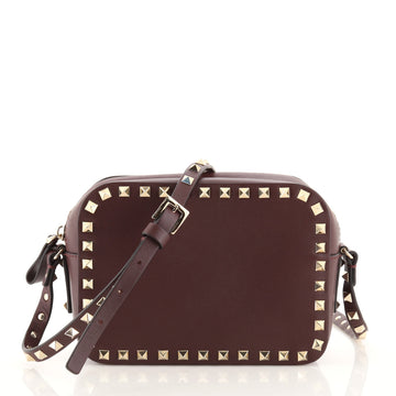 Valentino Rockstud Camera Crossbody Bag Leather