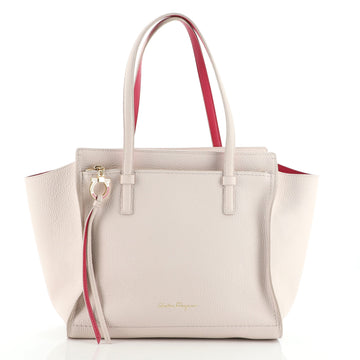 Salvatore Ferragamo Amy Tote Pebbled Leather Medium