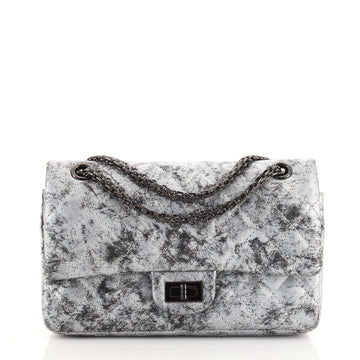 Chanel Reissue 2.55 Flap Bag Metallic Quilted Caviar 226