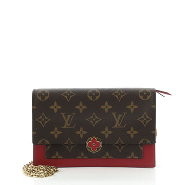 Louis Vuitton Flore Chain Wallet Monogram Canvas