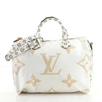 Louis Vuitton Speedy Bandouliere Bag Limited Edition Colored Monogram Giant 30