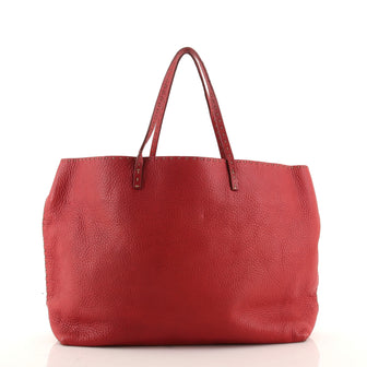 Fendi Roll Tote Selleria Leather Medium