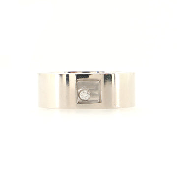 Chopard Happy Diamond Square Ring 18K White Gold with Diamond