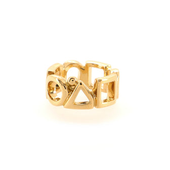 Chanel Geometric Ring 18K Yellow Gold