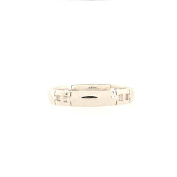 Hermes Hercules H Ring 18K White Gold
