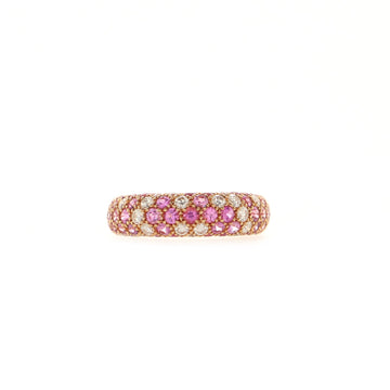 Cartier Etincelle de Cartier Ring 18K Rose Gold with Pink Sapphires and Diamonds