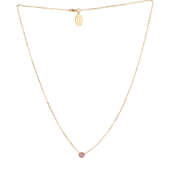 Cartier Legers de Cartier 1 Pink Sapphire Necklace 18K Rose Gold